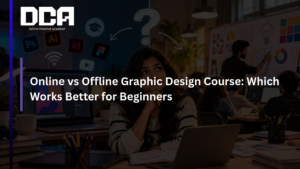 Online vs Offline Graphic Design Course